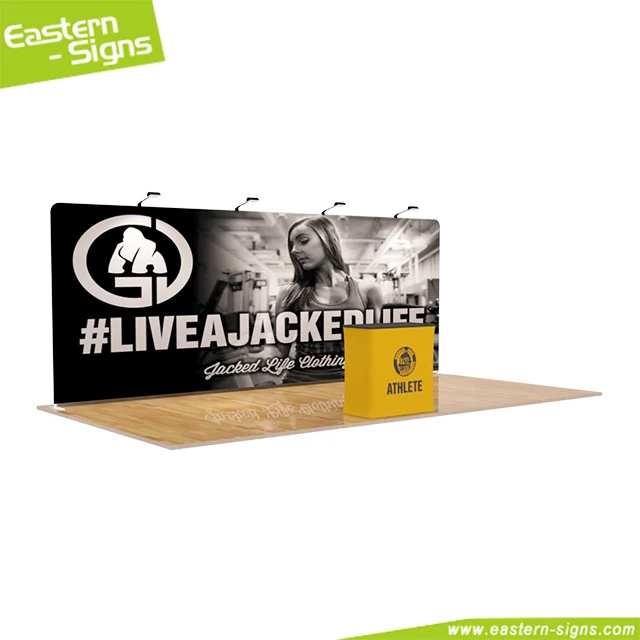 Standard aluminium 20ft stage backdrop fabric with printed