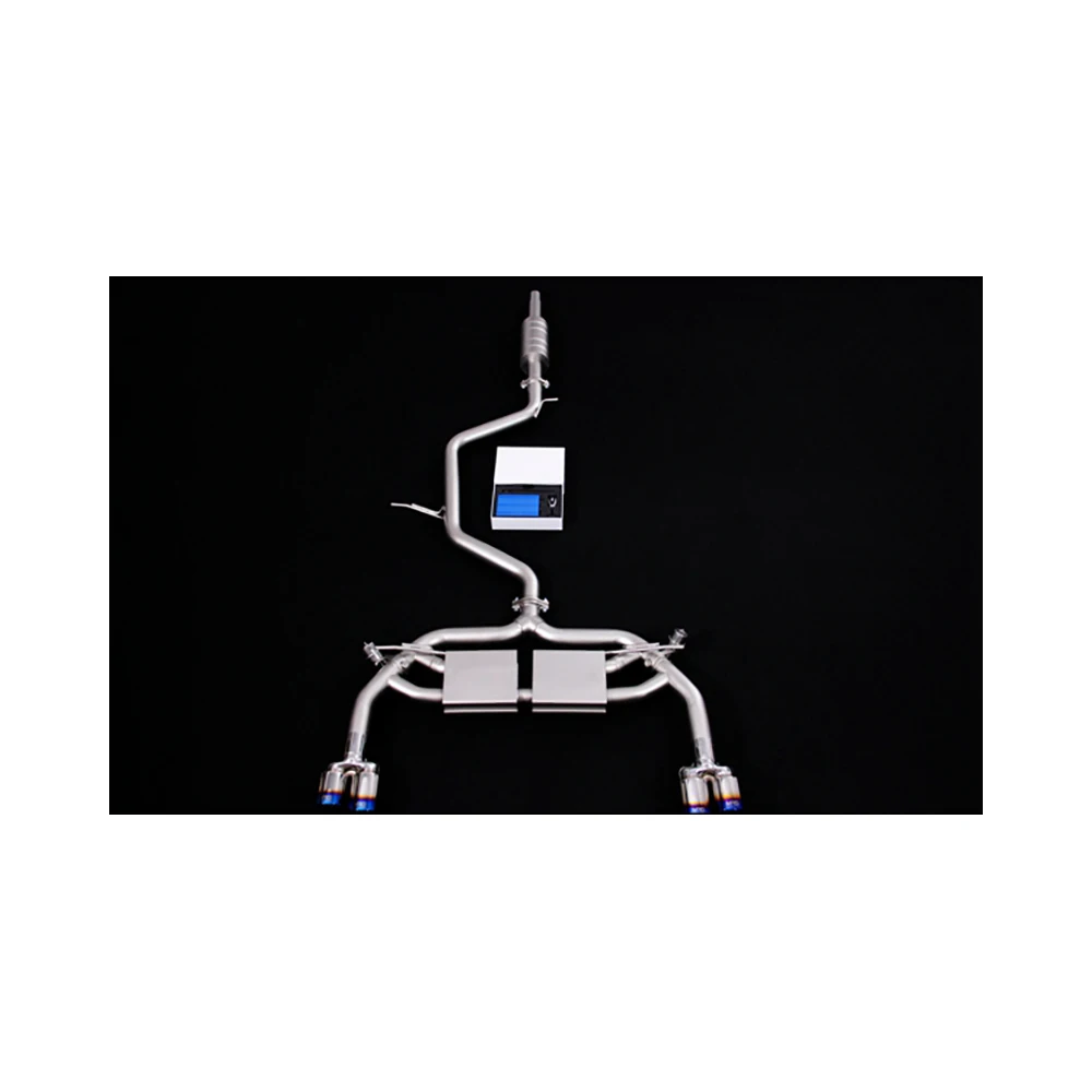 2021 высококачественная нержавеющая сталь задняя выхлопная система глушитель выхлопная труба для Audi A3