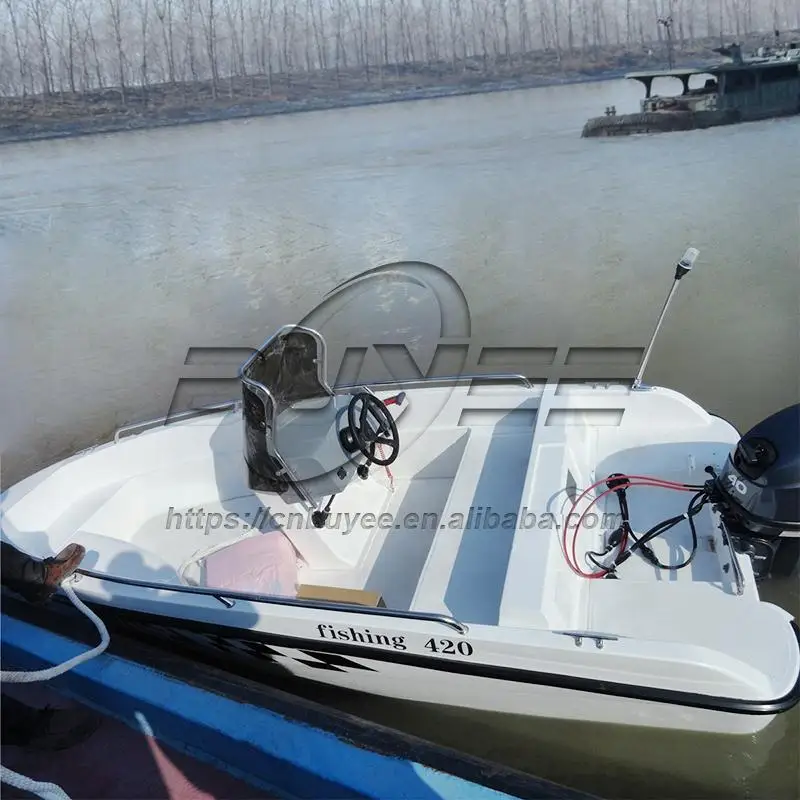 Новая яхта из стекловолокна подводный двигатель 5 человек катер для отдыха и чартеров