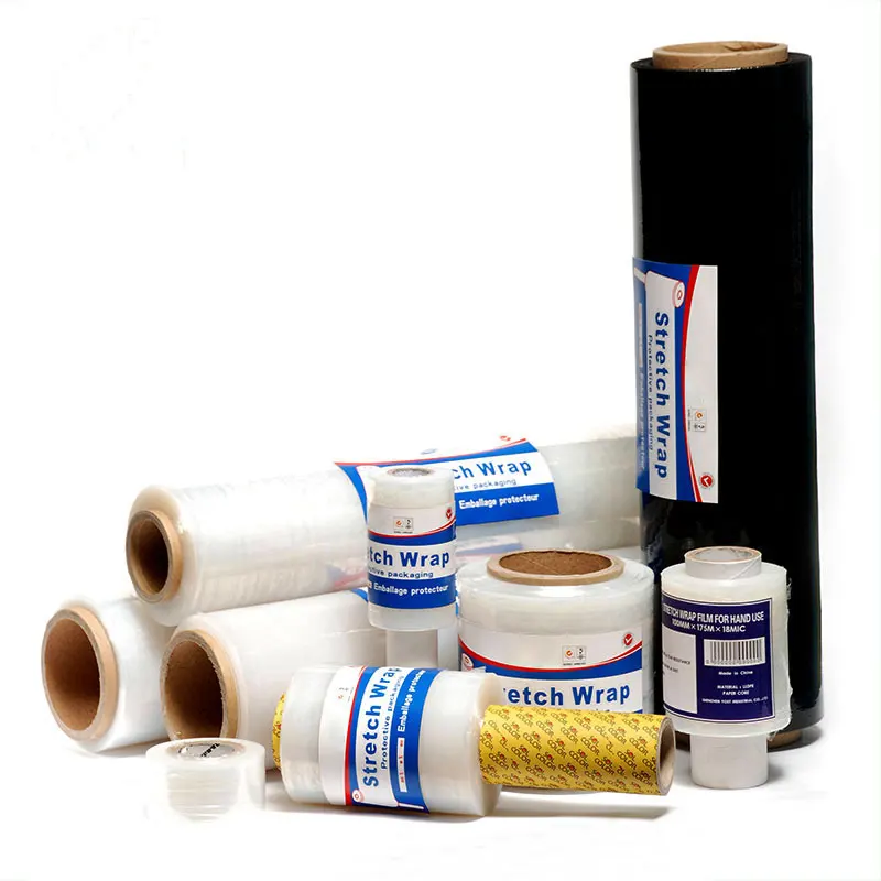 Заводская цена, высокое качество, индивидуальный поддон, ЛПЭНП, литой рулон стрейч-пленки, оберточные товары, прозрачная пленка