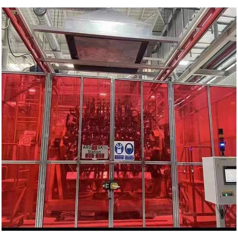 Anti Scratch red 4x8ft solid plastic polycarbonate decorative sheet for Guardrail partition