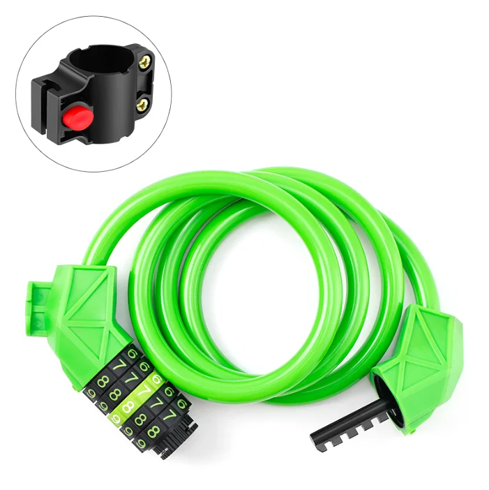 MTB Road Bike Security Steel Cable Anti-theft Password Lock Scooter Motorcycle Bike Accessories Bicycle Cable Lock