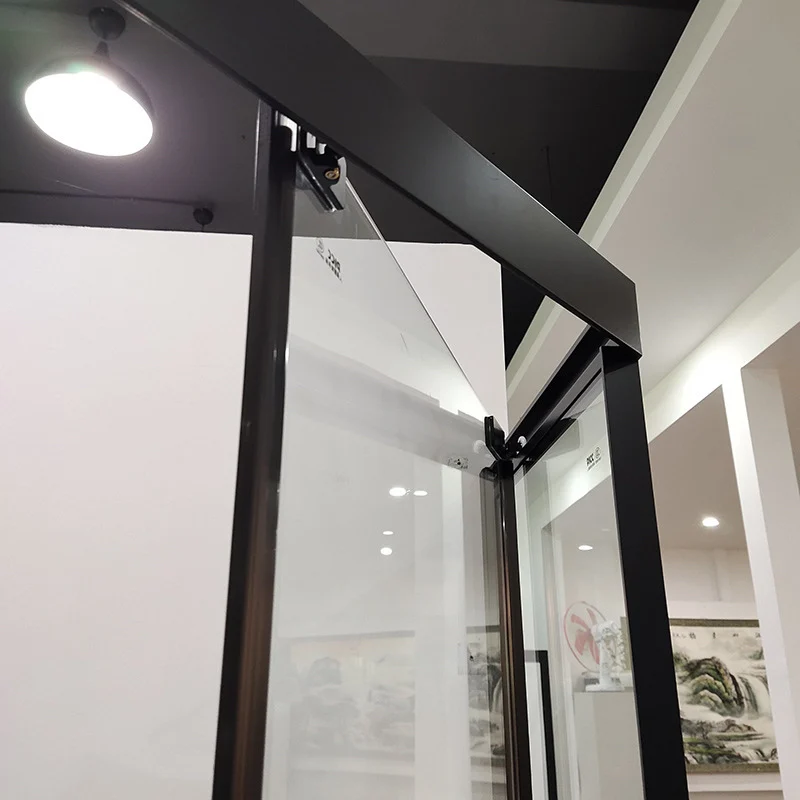  Best Price sound insulation hollow glass aluminum bathroom sliding