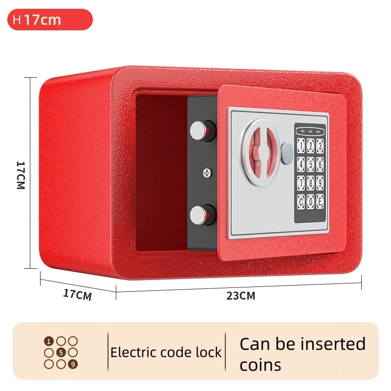 Hotel Grade Electric Fireproof Security Box DIY Industrial Metal Money Safe with Steel Material for Hotel Use