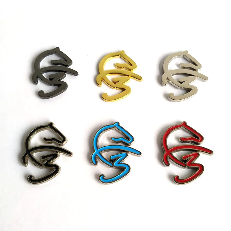 Silver/ UAE Dubai Fazza Hamdan F3 Logo Metal Badge Mobile Phone Sticker