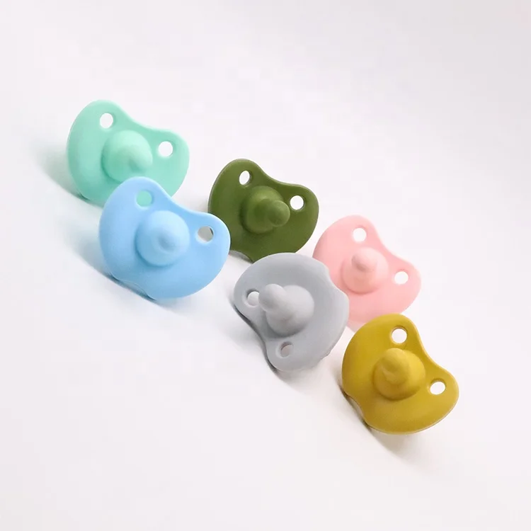 Eco-friendly Baby Sleep Soother Nipple Baby Silicone Ring Pacifier