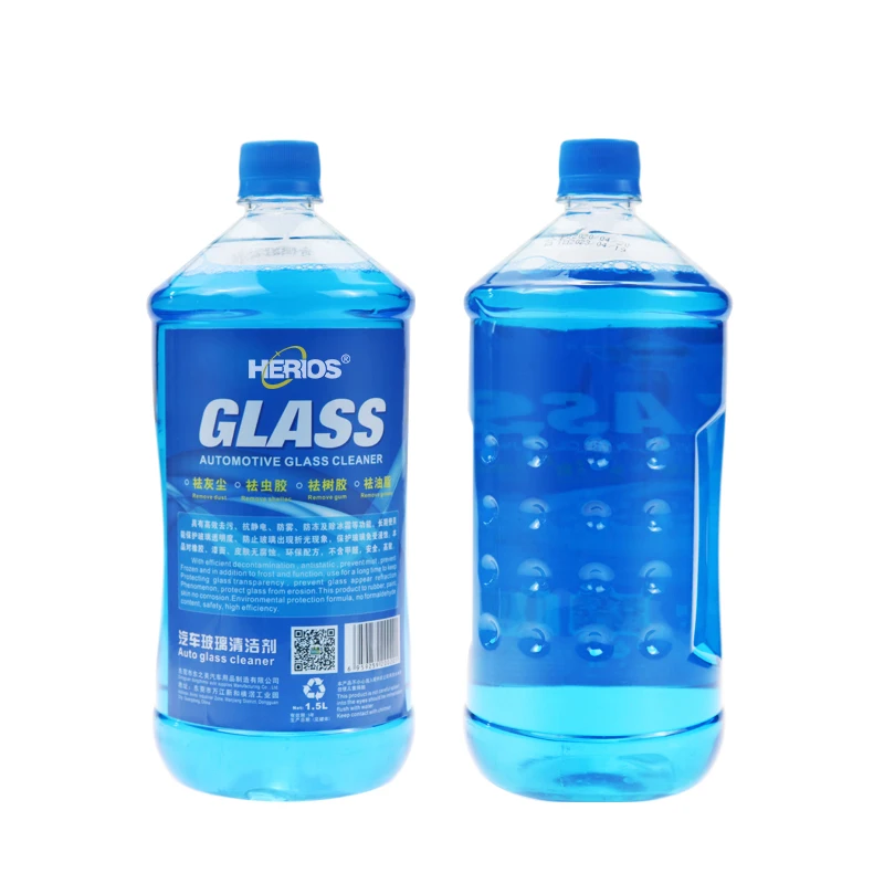 1.5L Herios Eco-friendly concentrated windshield cleaner spray glass cleaner Windshield-washer Fluid for car cleaning