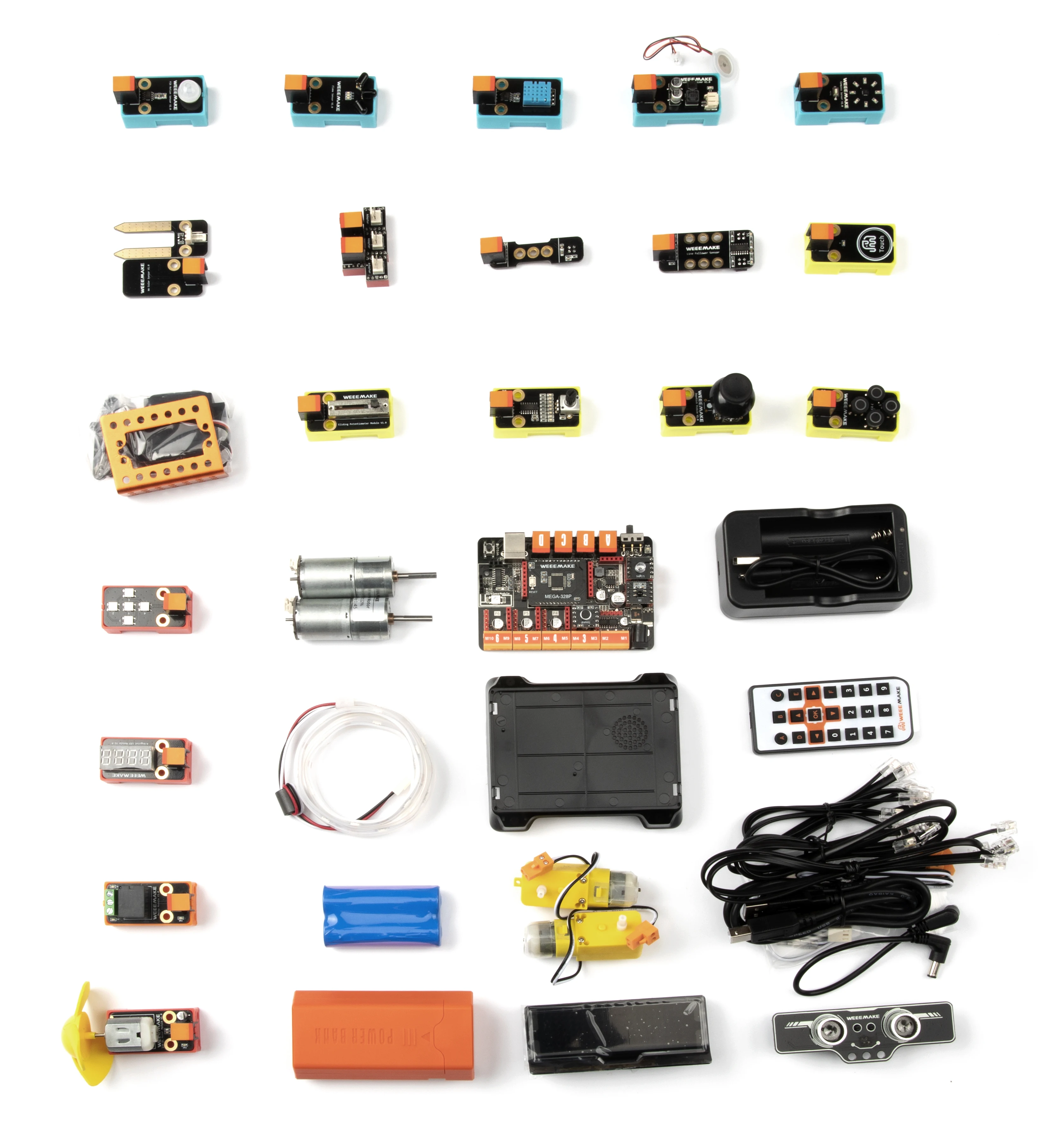 Weeemake Advanced Maker Space Kit Metal Assembly STEM Education for Kids  Programmable Educational DIY Robotic Kit