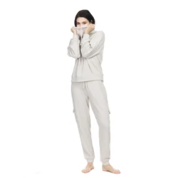Homewear Comfortable Living Room Fleece Women Lounge Wear Sets 2pcs