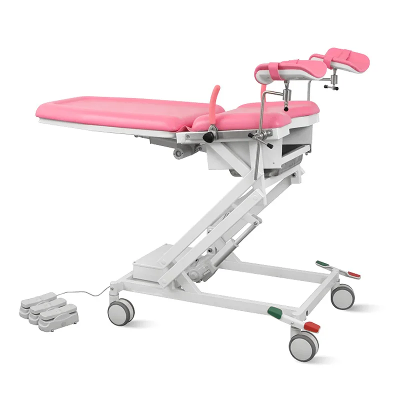 High Quality Hospital Delivery Room Equipment Portable Gynaecological Examination Bed Gynecology Exam Bed Chair