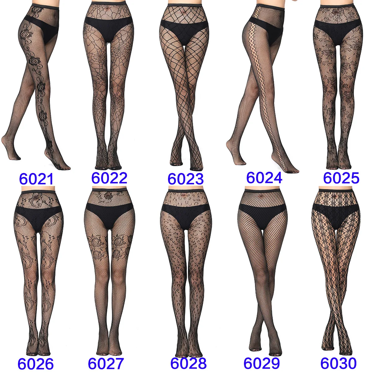 Hot Black Lace Stockings Leg Warmers Tights Lace Sexy Hosiery Women Thigh High Fishnet Embroidery Transparent Pantyhose