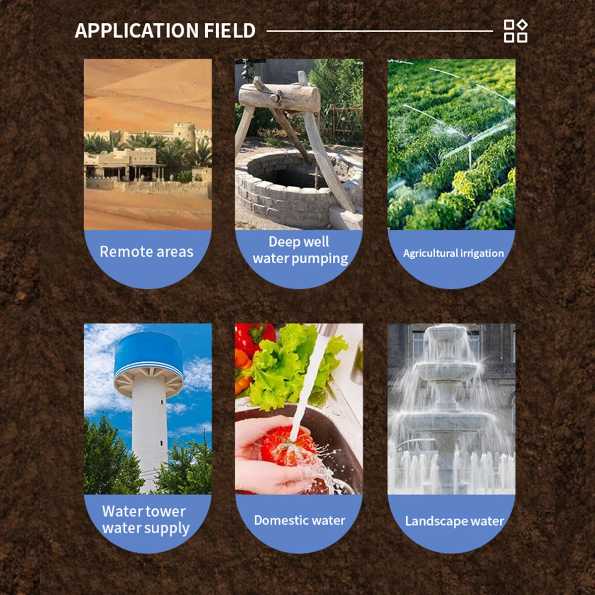 New Innovations Good Price 750W Solar Borehole Deep Well Submersible Water Pump