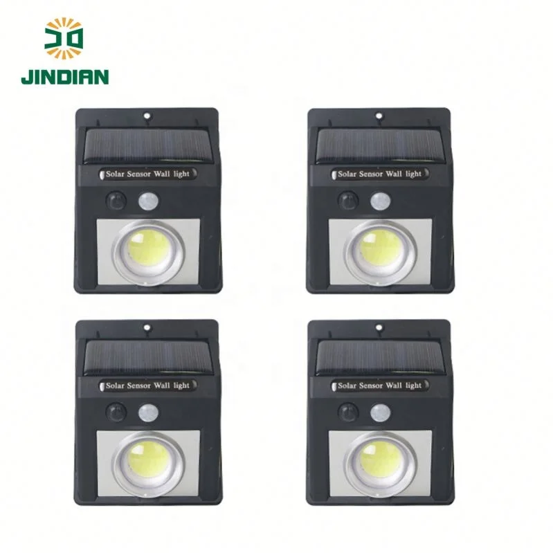 Jindian China Suppliers 8w ABS Plastic solar wall light led