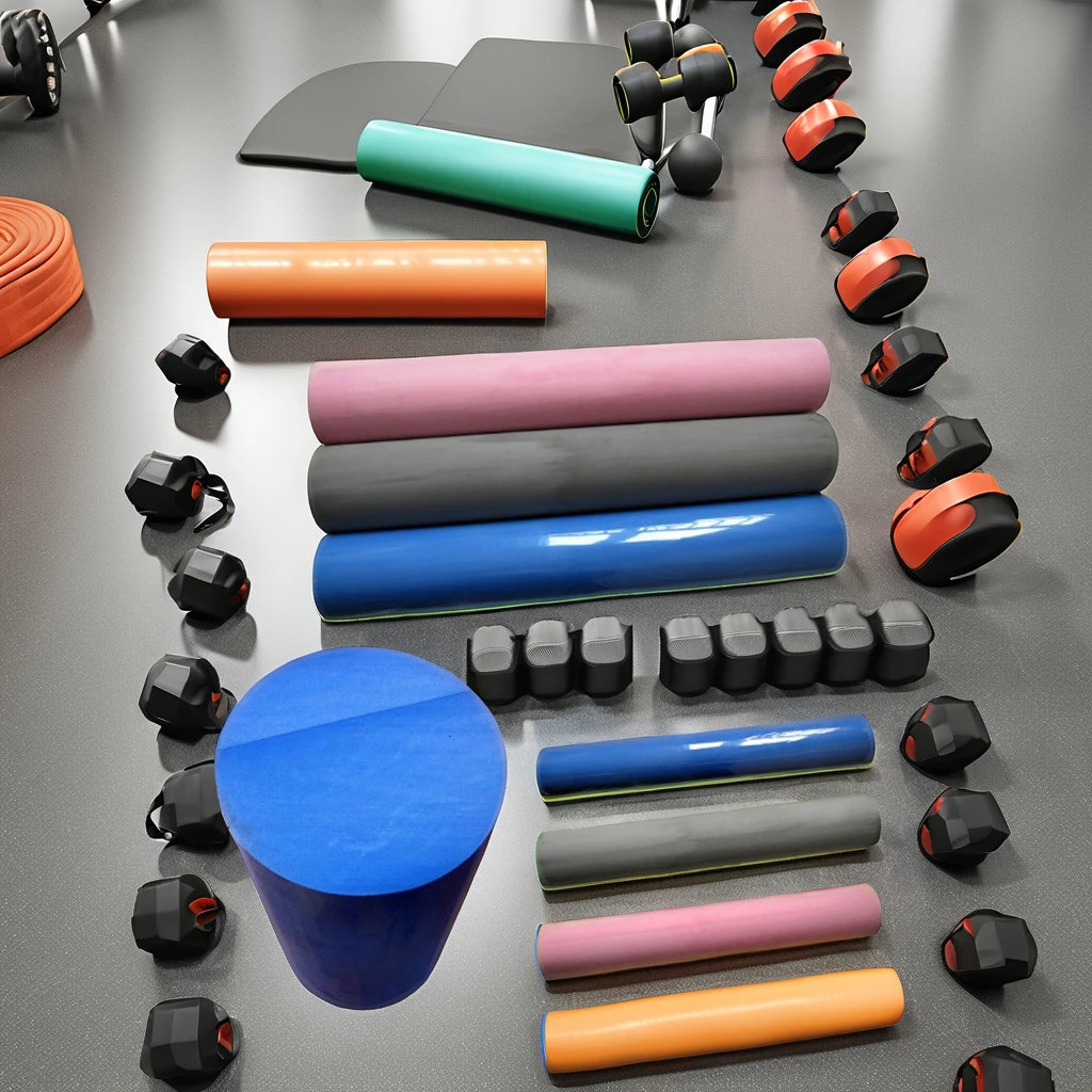 90cm Lightweight EVA Foam Roller for Yoga High Density Solid Smooth Surface Extra Firm