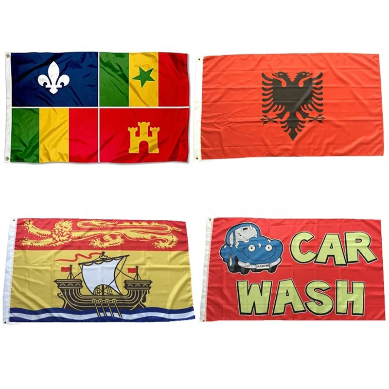 
Xinfeng Fabric Banners Flags Manufacturer Wholesale Professional Customized Printed Square Outdoor Custom Reusable 2 Piece 