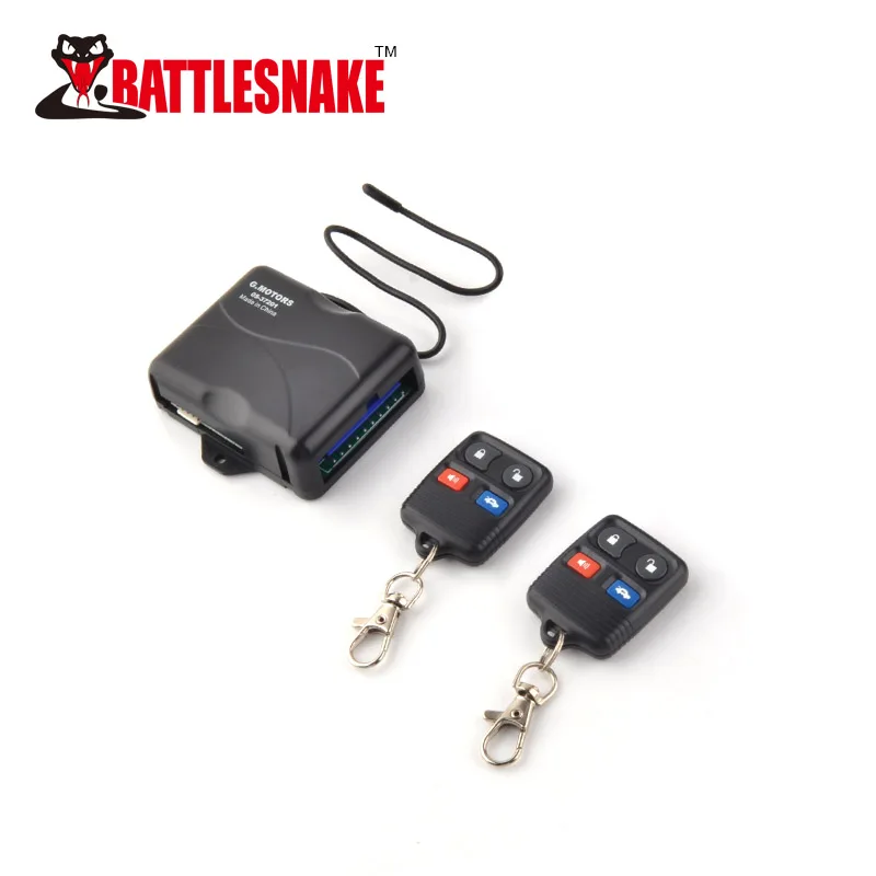 Car alarm door lock keyless entry system power window closer kit with horn connector