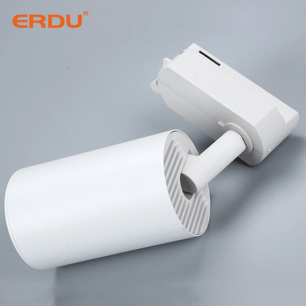 ERDU Commercial Gu10 Track Light Pure Aluminium Surface Mounted Downlight Spotlight Adjustable LED Modern TRACK Lights