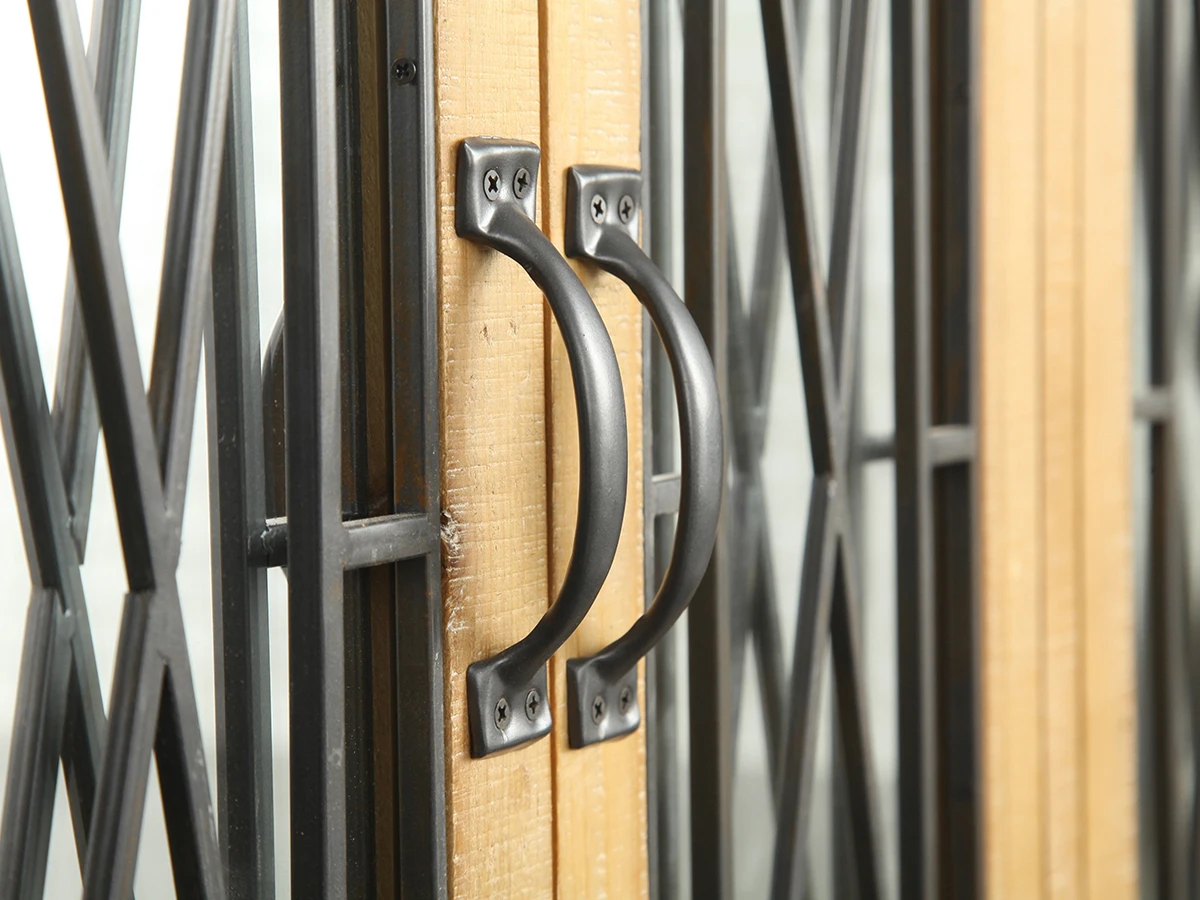 3 drawers 6 mirrored doors kitchen furniture wooden vintage antique accent console storage buffet cabinet