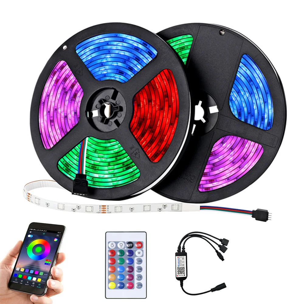 
Hot Sale 5M 24Key 12V IR Remote Control RGB Led Lights Strips 