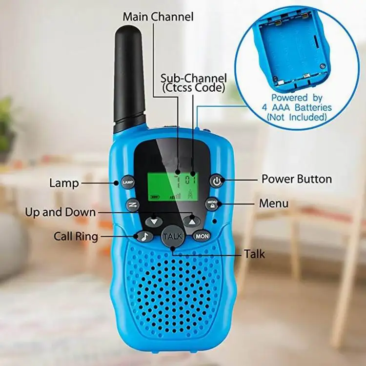 22 канала 3 км дальность по предмета в комплекте иди и болтай Walkie Talkie S для детей небольшой мини пластиковая