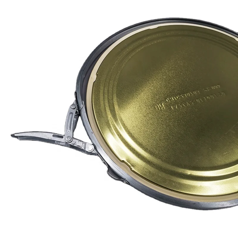 Белые металлические поворотные крышки для оловянной банки, ведра, жестяной банки, продажа от производителя