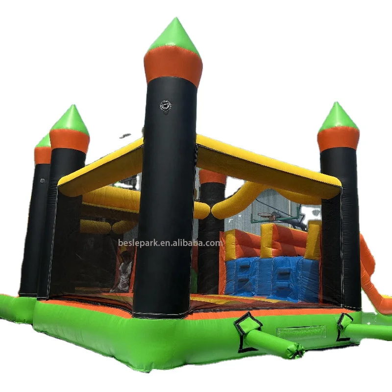 Happy Kiddie Toys Cheap Home Use Mini Inflatable Jumping Castle Kids Combo Bounce House with slide combo For kids