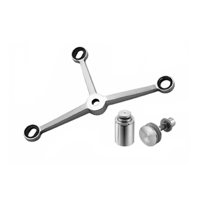 304 Stainless steel glass wall spider system glass fitting spider glass facade fitting