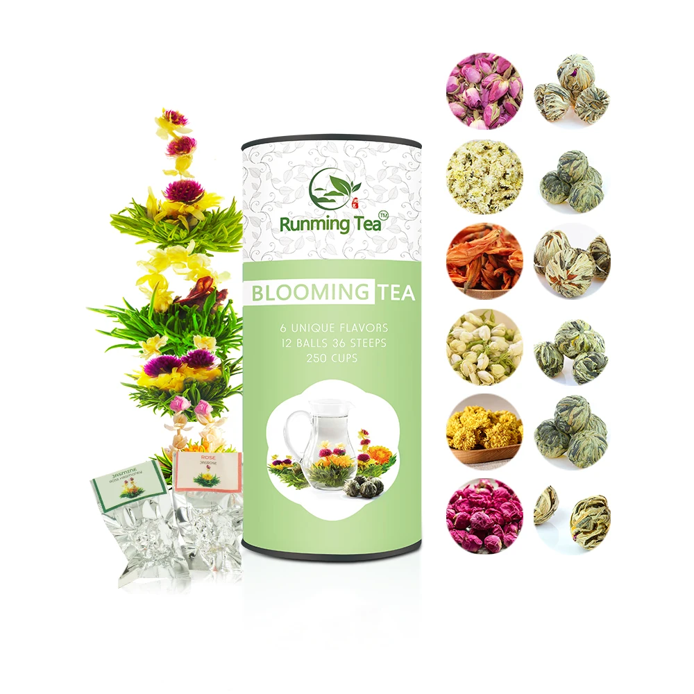 Organic Chinese Lily Chrysanthemum Lotus Flower China Dragon Blooming Tea