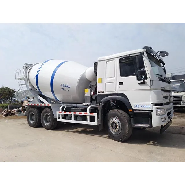 
Sinotruk 6x4 concrete truck mixer Howo used concrete mixer truck prices 