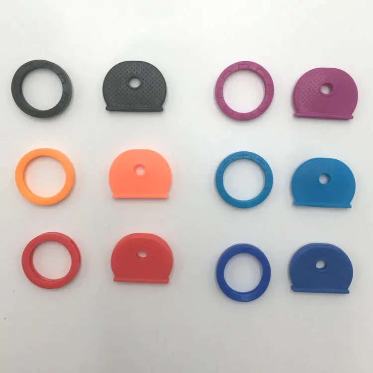 Wholesale PVC plastic key chain cap tag cover for key