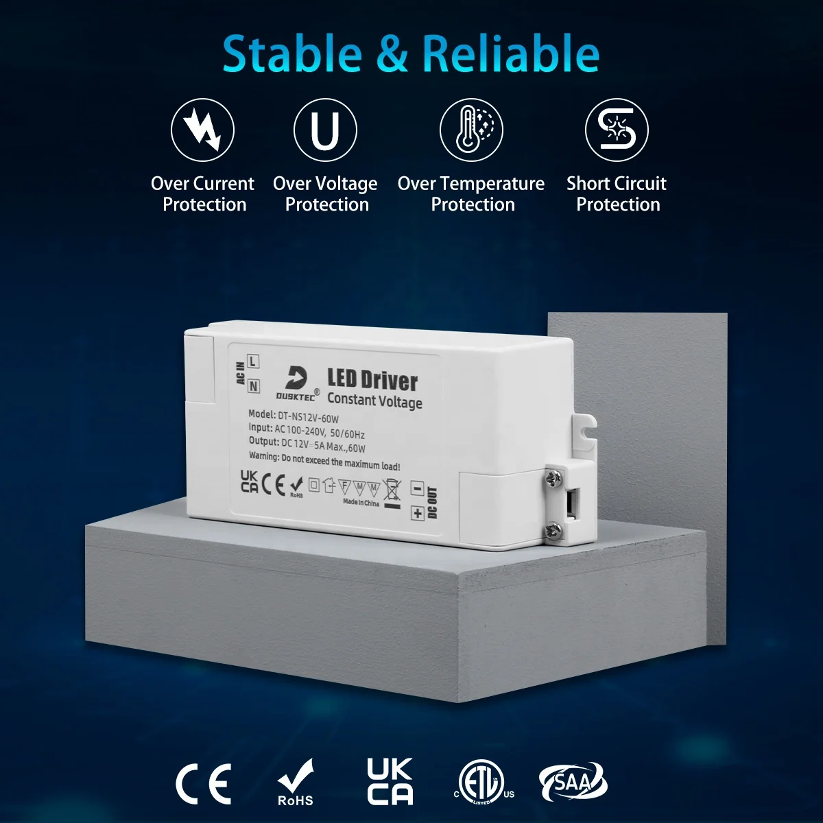 Постоянное напряжение 15 Вт 1.25A AC 100-240V AC/DC 12V оптовые продажи от производителя купить другие Светильник направленного света Светодиодный источник питания трансформатор светодиодный драйвер