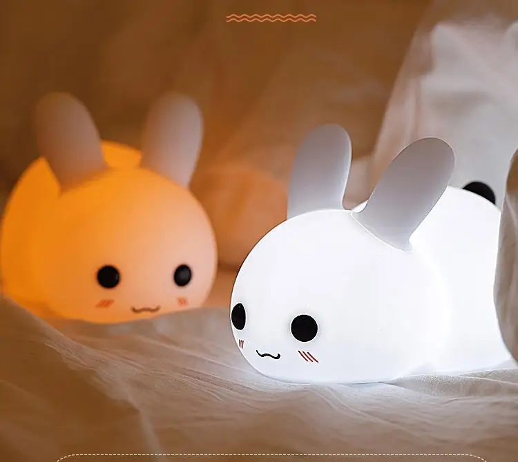 Оптовая продажа 2023 Высококачественная Ночная лампа galaxy RGB с дистанционным управлением ночная ночным желанием в виде груши Нефритового кролика для спальни