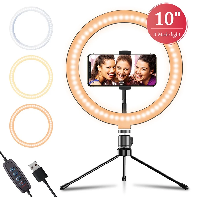 Wholesale Video Shooting LED Light Ring Light Lamp With Light Stand
