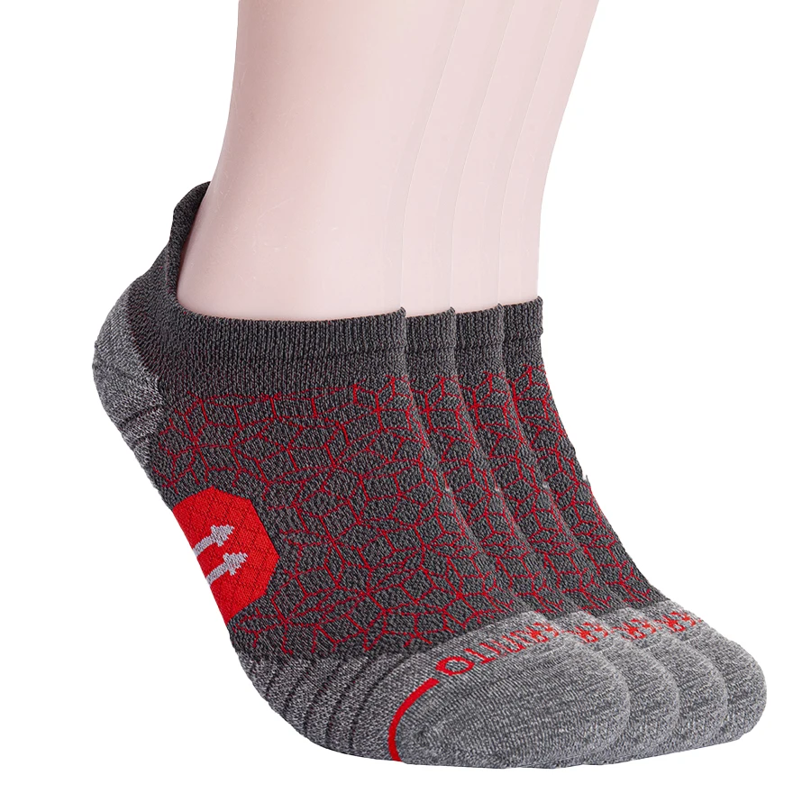 OEM socks Manufacturer Factory knitted Terry bottom custom low cut wool grip sports socks