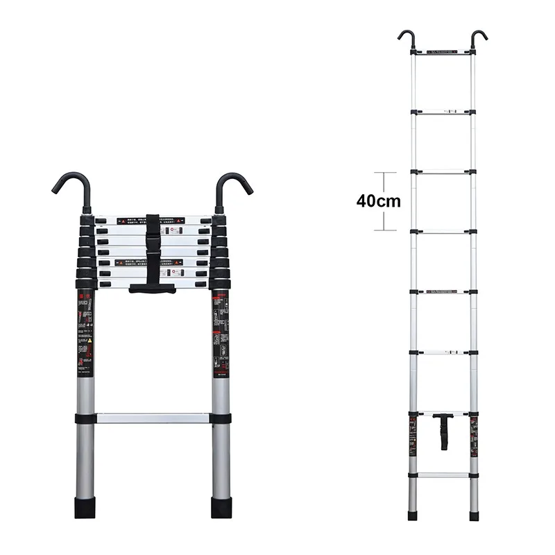 Складная выдвижная лестница, 3 м