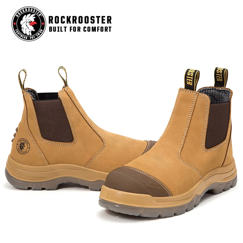 
New Selling American European Oil Resistant Safety Boots Rockrooster Factory Directly Selling American European Safety Shoes 