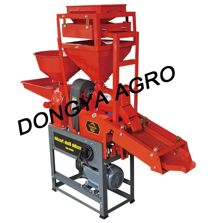 
DongYa Agro 4 in 1 staws and stones screen rice mill machine 