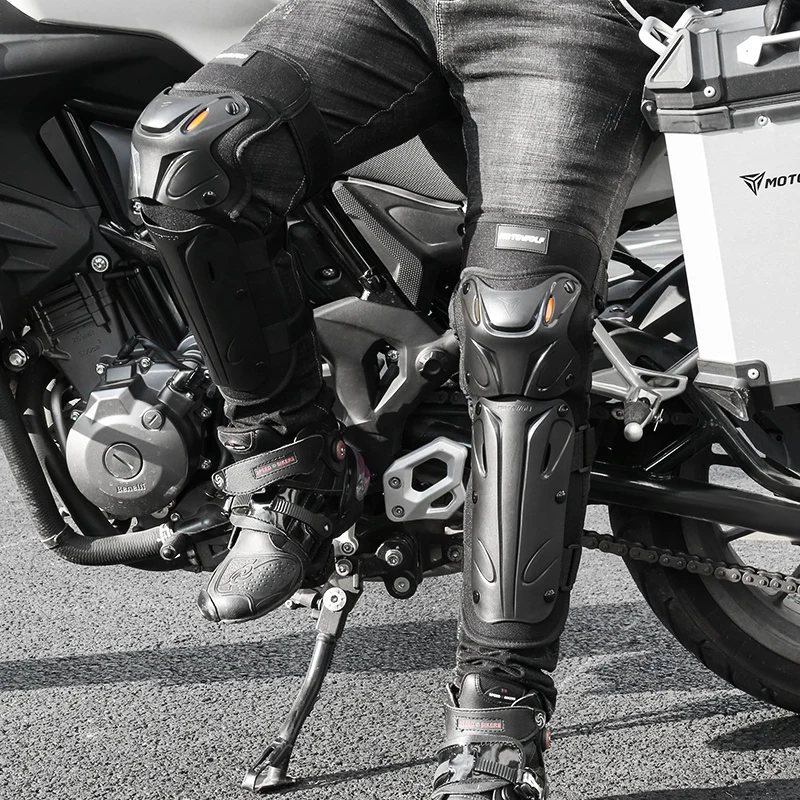 Motowolf Мягкий Защитный протектор профессиональное отражающее противоударное Защитное снаряжение наколенники