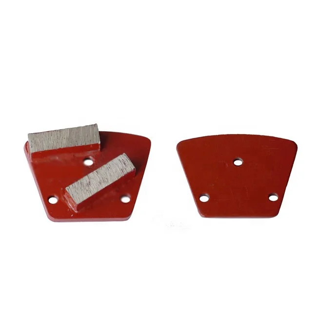 sintering fan-shape grinding floor block 2 segment trapezoidal grinding brick Concrete