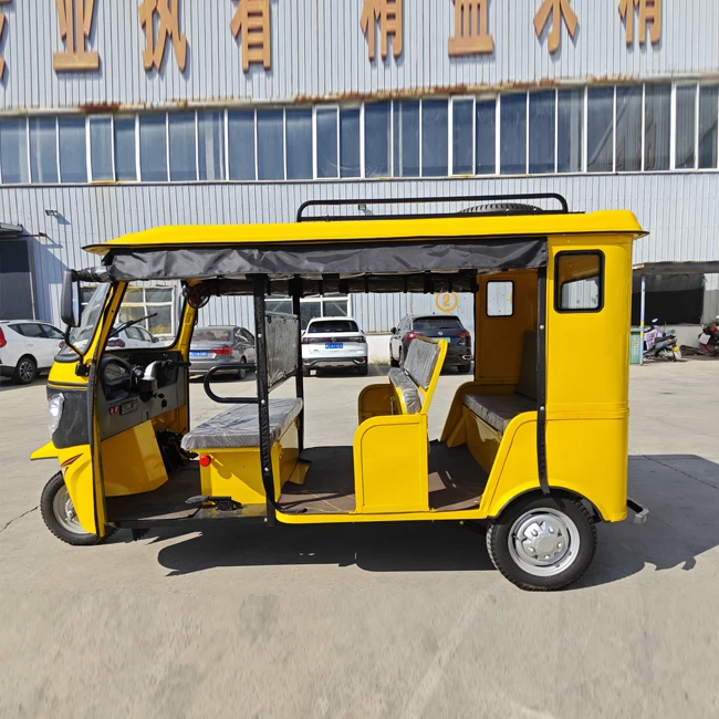 Three wheeled tuk tuk cab for sale electric tricycle China factory stock short lead time