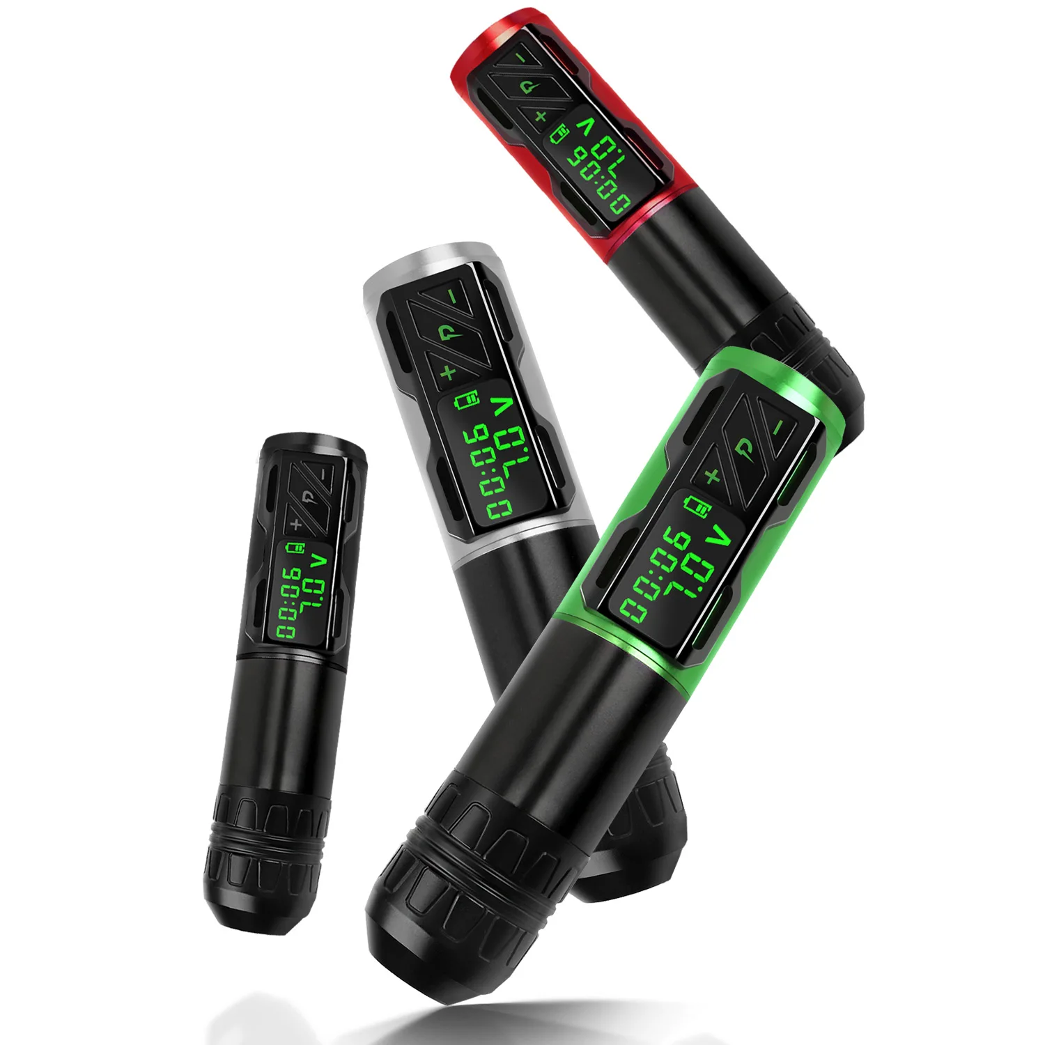 PS2 Rechargeable Rotary Tattoo Machine LED Display Tattoo Tools Strong Motor 1800 mAh Rotary Tattoo Gun for bady art