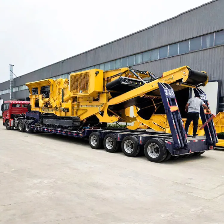 3 Axles 4 Axles 50ton 60ton Heavy Duty Hydraulic Gooseneck Lowboy Lowbed Low Bed Semi Trailer Truck For Sale