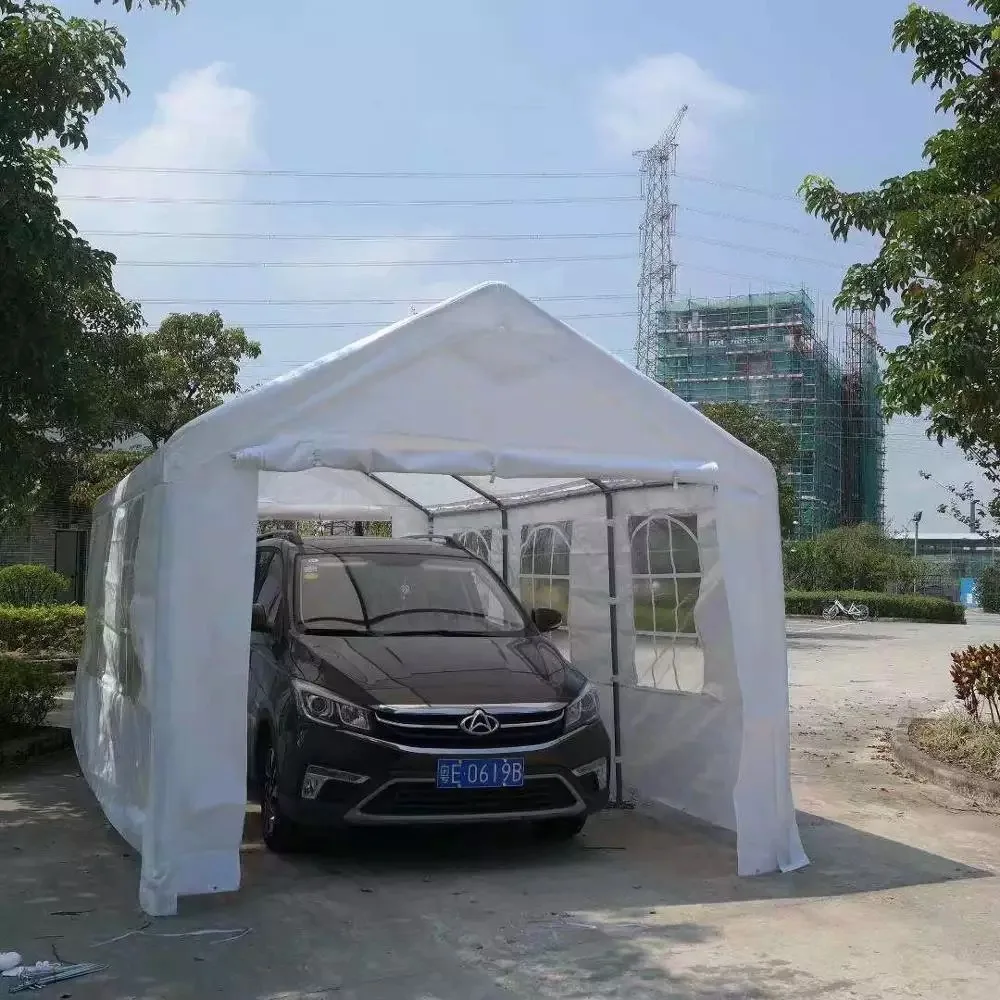 Уличные автомобильные порты и укрытия 3x6 м