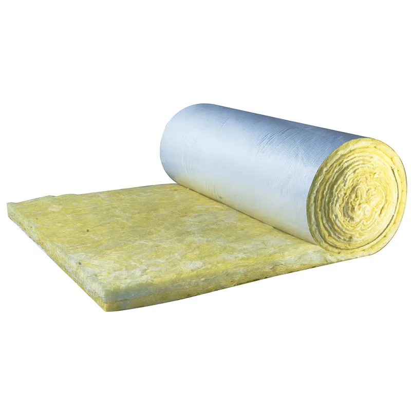 Cheap Mineral Wool Fiber Glass Wool Roll Soundproof Heat Resistant Thermal Insulation for Construction Sound Absorbing Underlay