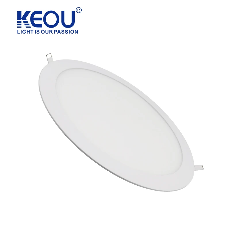 KEOU Round Square 3W 6W 9W 12W 15W 18W 24W Flat Led Panel Lights For Office Lighting