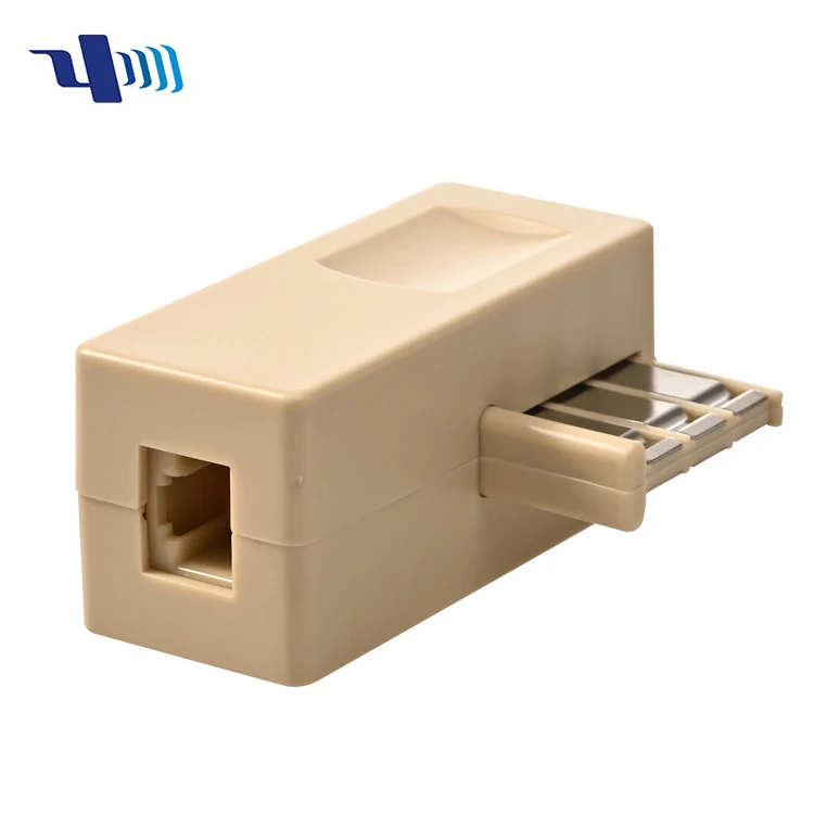 Stable Quality French RJ11 Telephone Plug Modular Adapter
