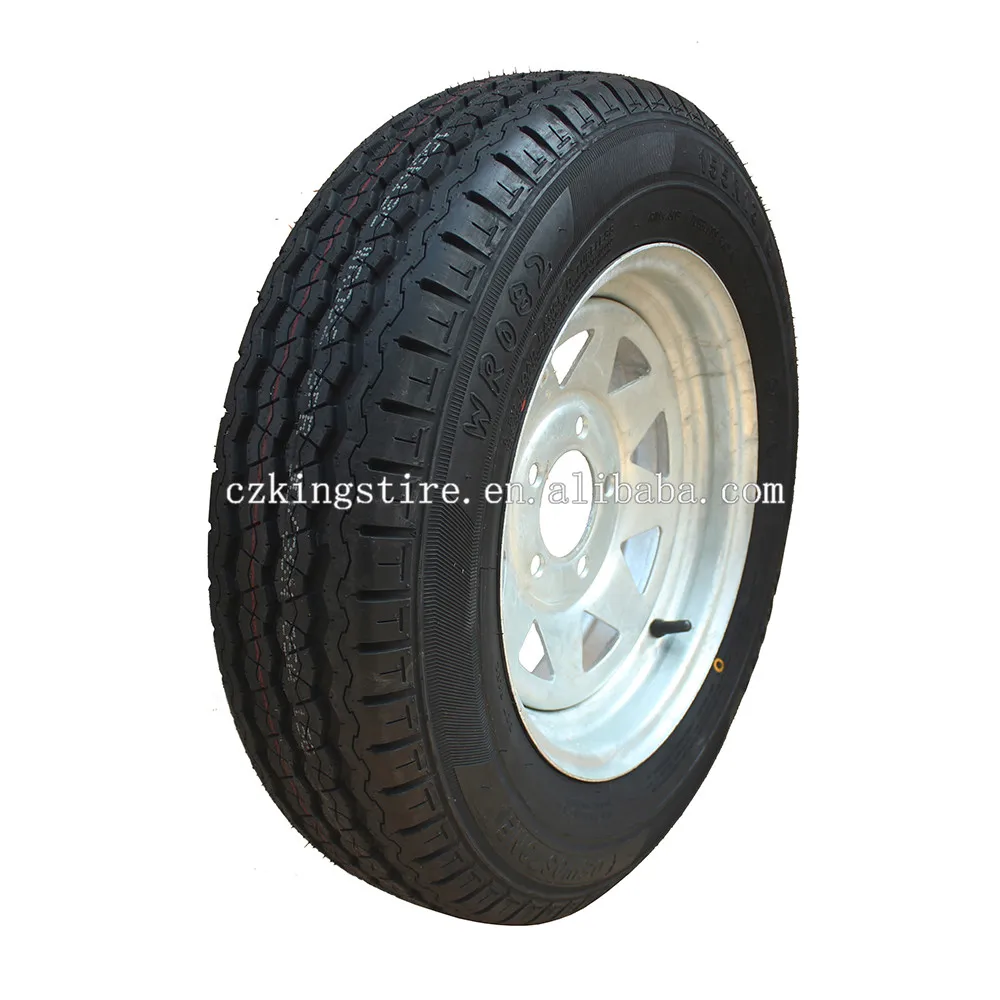 hot sale 155R13C  tire with galvanised steel wheel