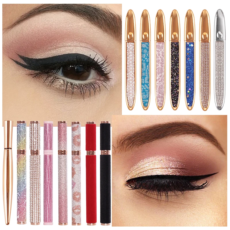 New Arrivals Private Label Eye Liner Adhesive Colored Eyelash Pencil Liquid Lashglue Lash Pen Eyeliner Glue Pen