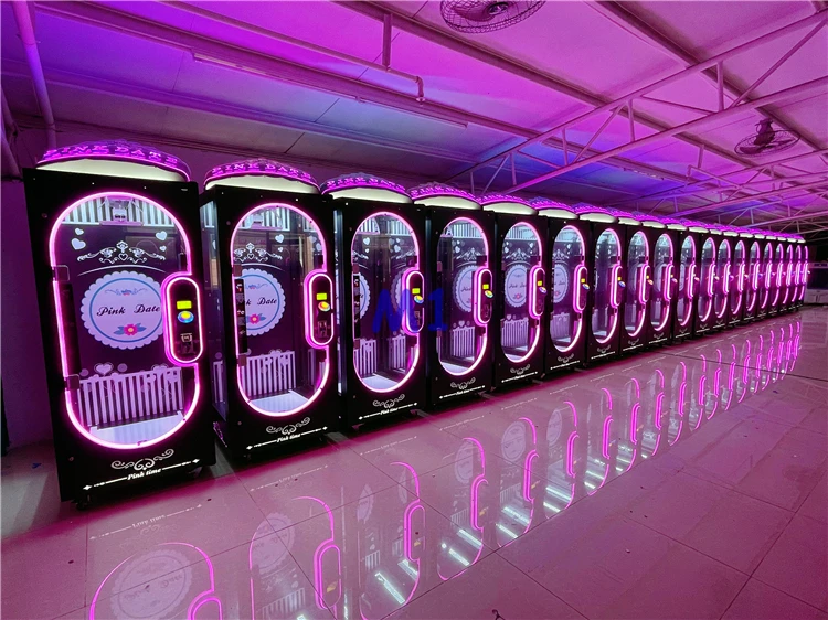 GOOD PROFIT Prize Vending Machine Sale Prize Vending Toy Machine Coin Operated Pink Date Key Point Prize Vending Machine