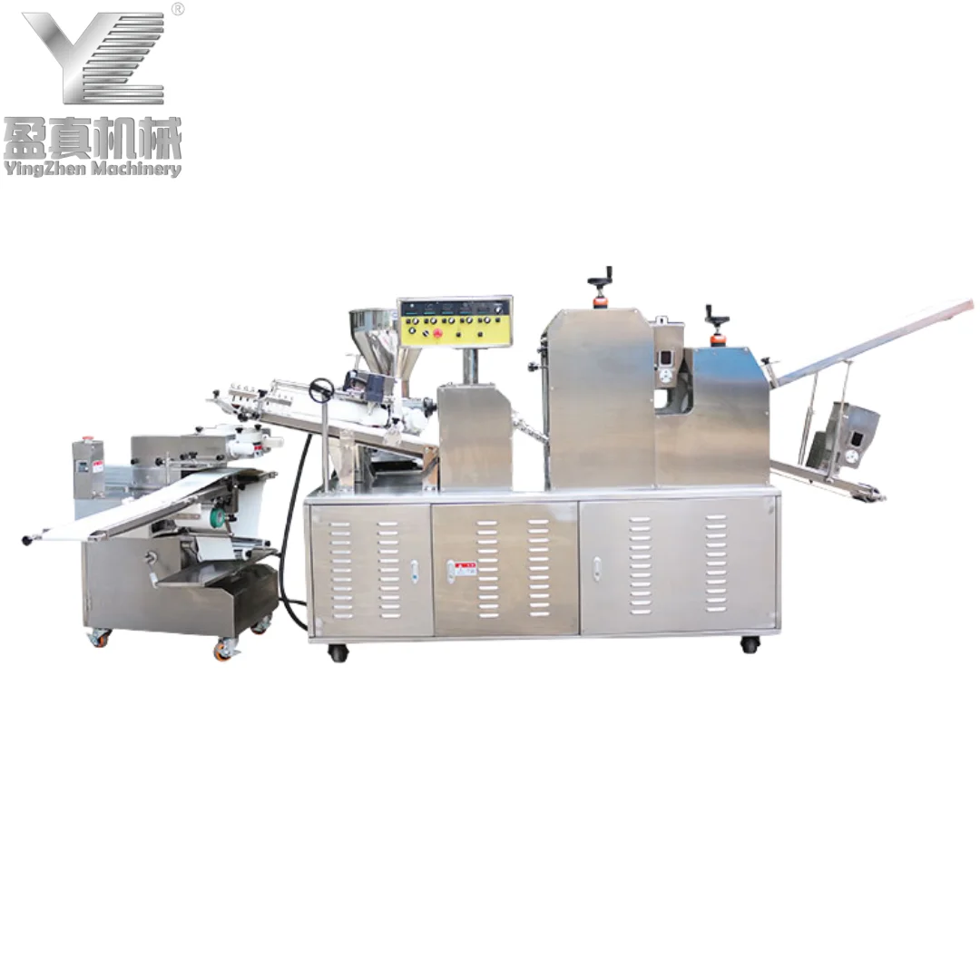 Automated Taiwanese Mooncake Egg Yolk with Red Bean Paste Pies Puff pastry Machine